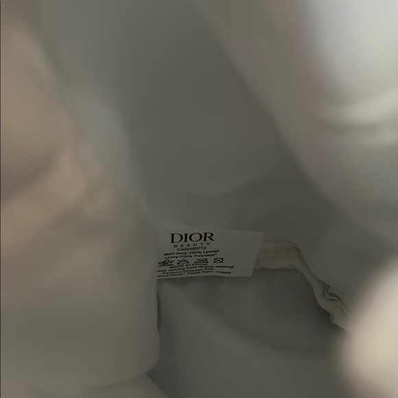 White Drawstring Pouch - Picture 6 of 6